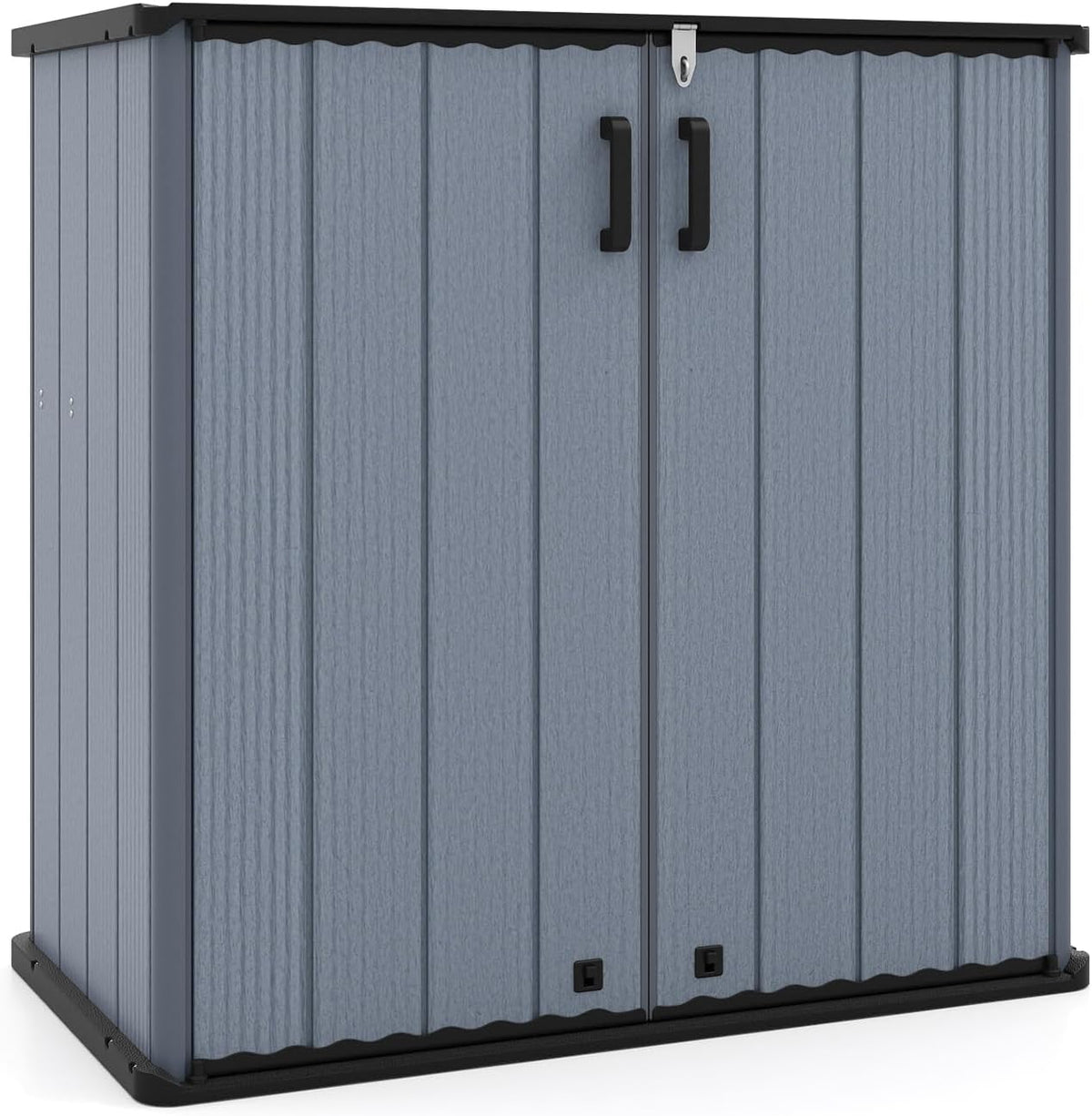 tangkula 23.5 cu.ft outdoor storage shed with lockable, main product view