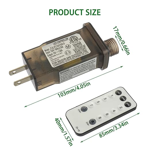 SIGANDG 12V 12W 8 Mode LED Controller - Image 2