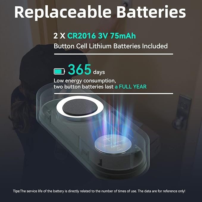 AIDA Lighted Wireless Doorbell for Home, Waterproof Battery Doorbell 1 - Image 4