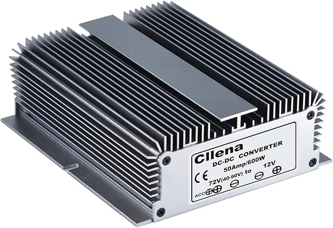 Cllena DC 40V-90V to 12V Converter Voltage Regulator Reducer 48V 60V 72V Step - Image 2