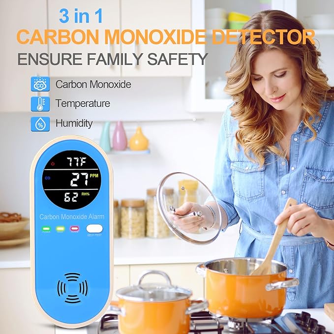 Vzmcov Plug-in Carbon Monoxide Detector - Image 2