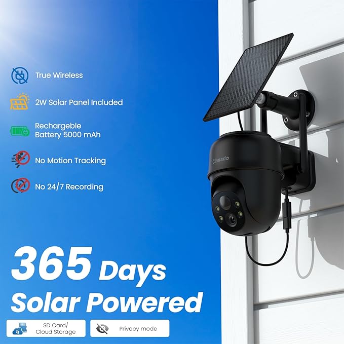 Cinnado 2K Cameras for Home Security-2.4G WiFi Outdoor Camera Wireless - Image 9