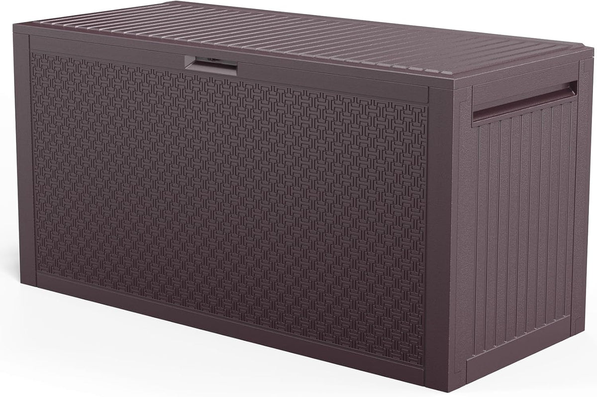 vingli 90 gallon lockable durable outdoor storage box, main product view