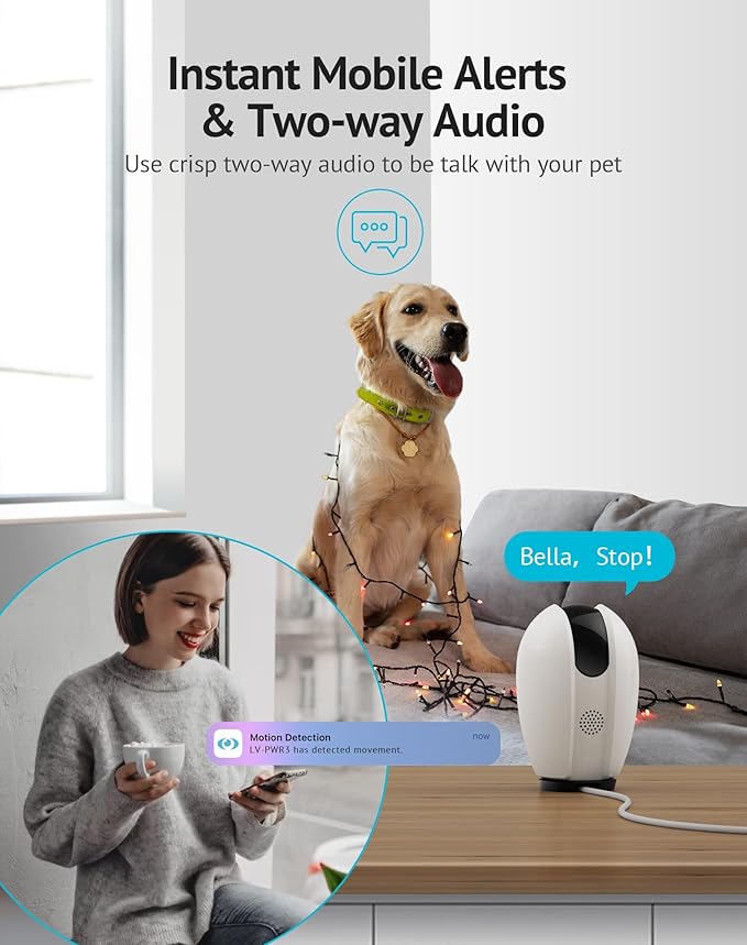 LaView Indoor Security Camera, Baby Monitor - Image 8