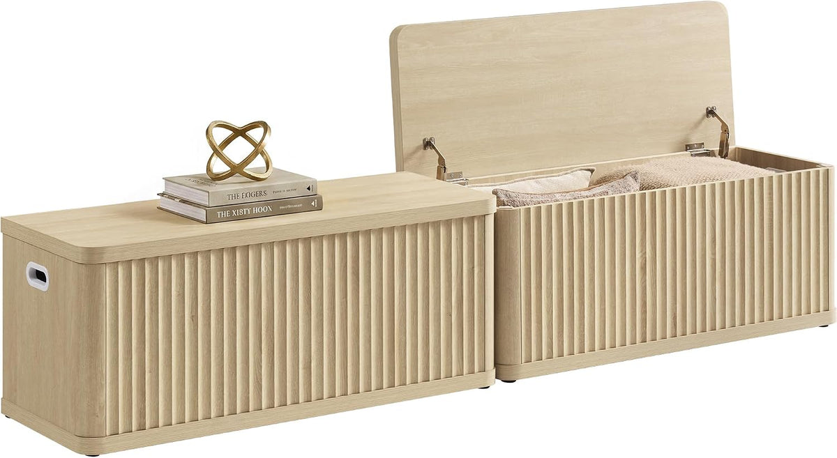 sicotas storage bench 80.4" wide shoe bench with, main product view