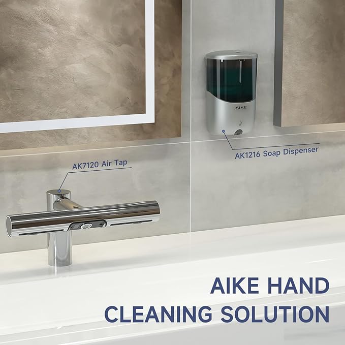 AIKE Liquid Automatic Wall Mount Soap Dispenser, Battery Operated Model AK1216 - Image 6