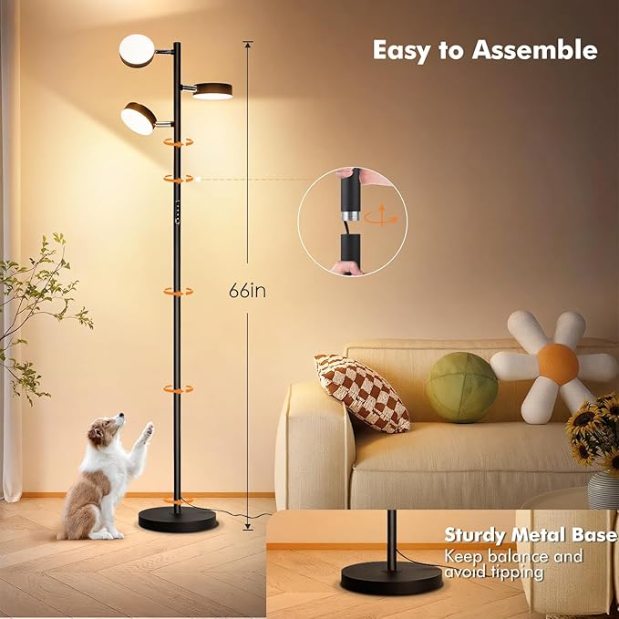 Benaep Tree Floor Lamp for Living Room - Image 6