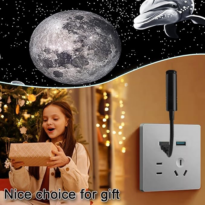 USB Power Moon Projector Night Light - Image 4