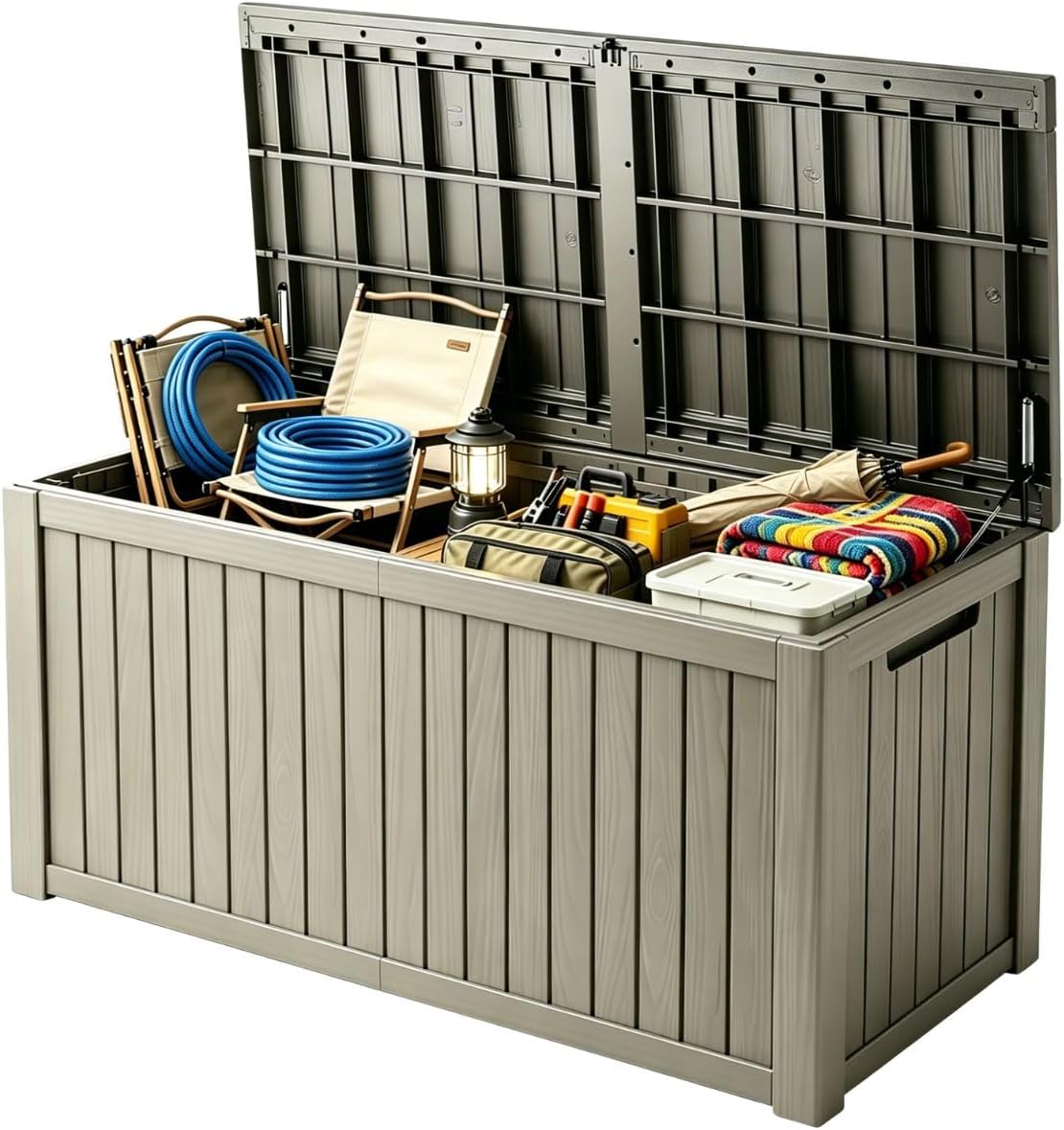 180 gallon outdoor storage box, large storage deck, main product view