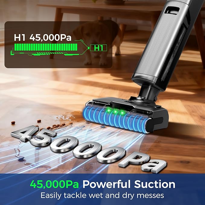 Wet Dry Vacuum Cleaner, Cordless Vacuum Mop Combo - Image 2