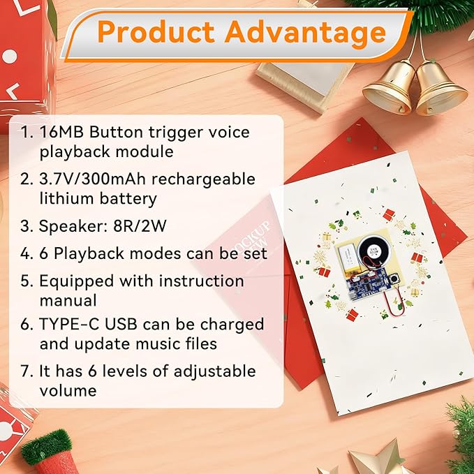 2PCS Sound Recorder Module DIY Music Voice Recording Module Chip - Image 5