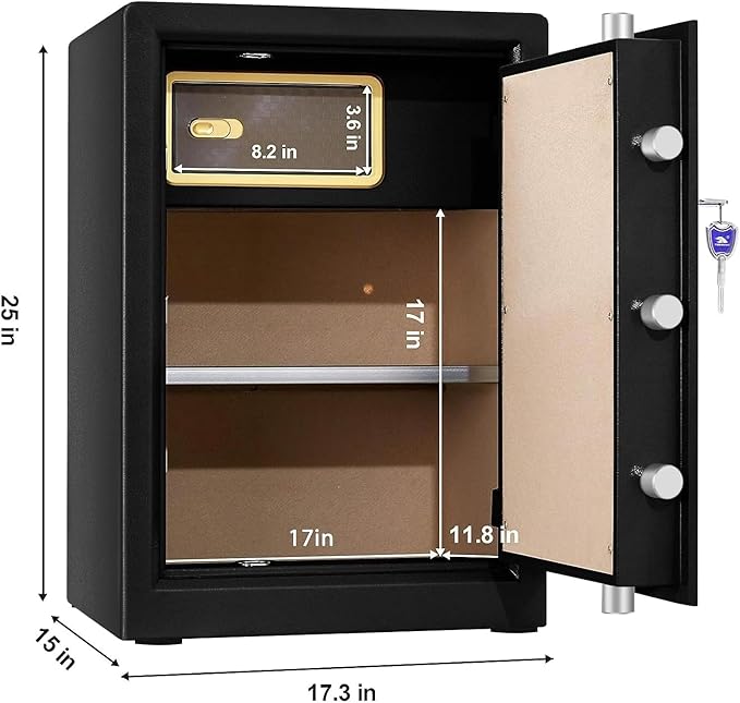 TIGERKING Safe Box, Home Safe, Large Security Box - Image 2