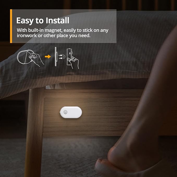 Lyridz Rechargeable Motion Sensor Night Light, Cool White LED Stick-on Closet - Image 7