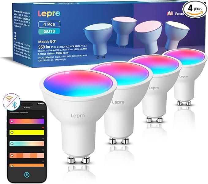 Lepro BG1 AI GU10 Smart Bulb by Lepro