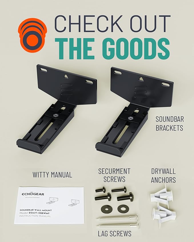 ECHOGEAR Soundbar Wall Mount Bracket - Image 8