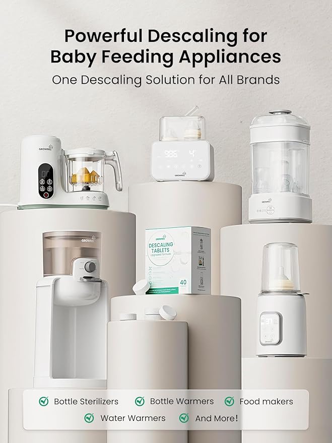 GROWNSY Descaling Tablets for Bottle Warmer & Sterilizer, Daily Essential - Image 3