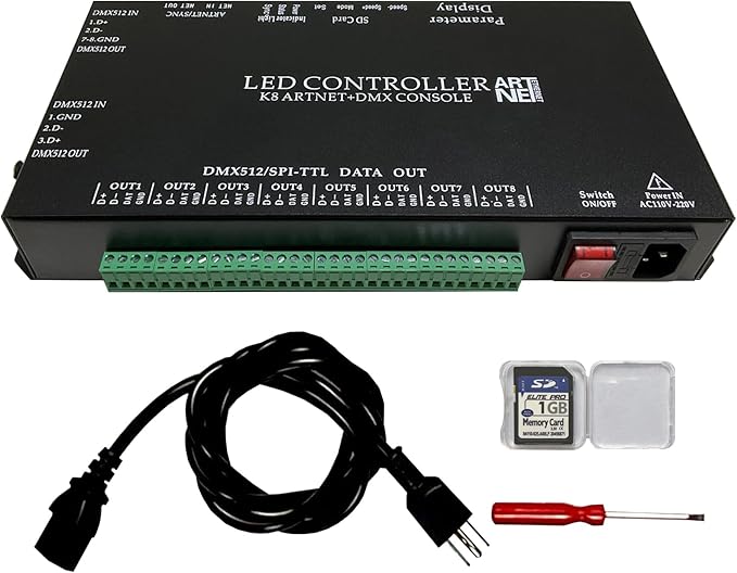 CANRIA K8 ARTNET+DMX CONSOLE LED CONTROLLER, Suitable by CANRIA