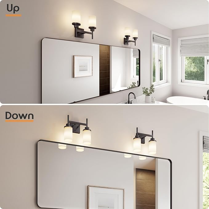 AONEON Wall Lights Over Mirror Bathroom Vanity Light Fixtures - Image 3