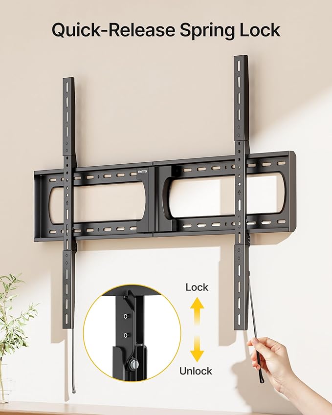monTEK Heavy Duty XXL Fixed TV Wall Mount - Image 7
