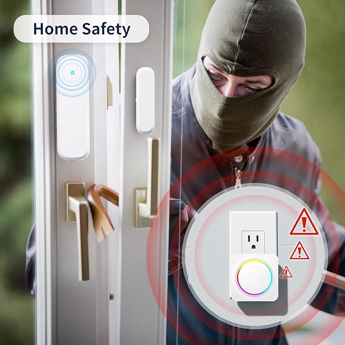 Door Chime, Door Sensor Chime When Door Opens, BITIWEND Door Entry Alarm - Image 6