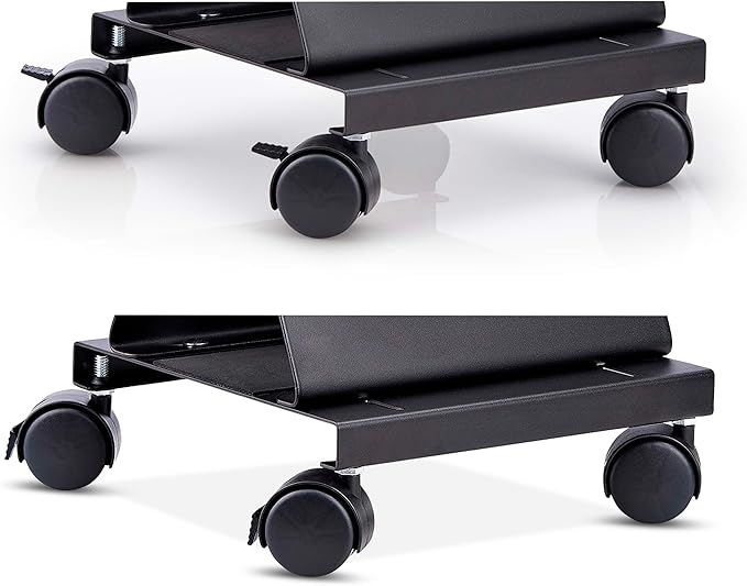 StarTech.com Computer Tower Cart, Rolling Mobile CPU Caddy on Wheels, Max Load - Image 5