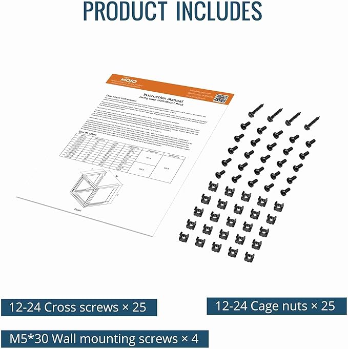Tecmojo 18U Wall Mount Server Rack, Open Frame Network Rack - Image 6