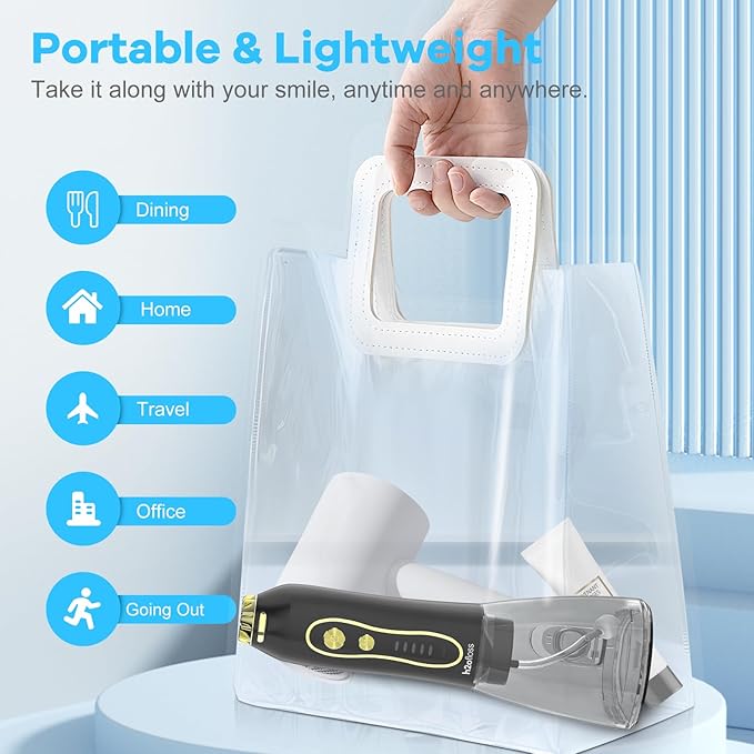 H2ofloss Water Dental Flosser Teeth Pick -Portable Oral Irrigator - Image 7