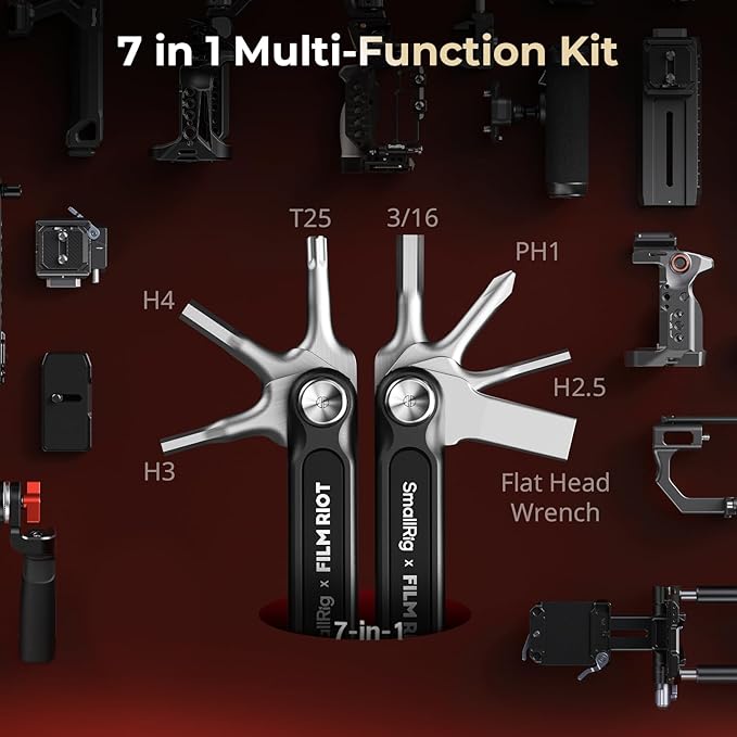 SmallRig x FILM RIOT 7-in-1 Folding Tool Set - Image 5