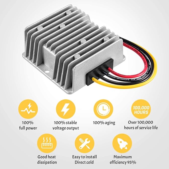 LEDMO DC/DC 24V Step Down to 12V Converter Regulator Reducer 20A 240W Automatic - Image 4