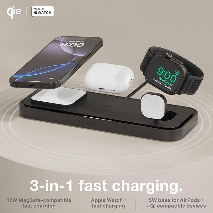NOCO XGrid XDP3: 3-in-1 Wireless Charging Pad – Charging Station - Image 2