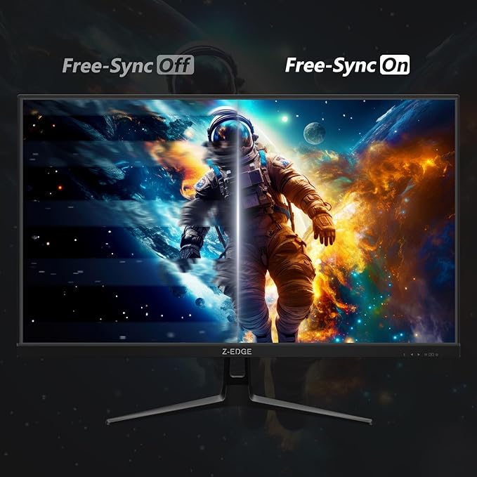 Z-Edge 27-inch Gaming Monitor QHD 2560 x 1440 2K, 180Hz Refresh Rate, 1ms MPRT - Image 7