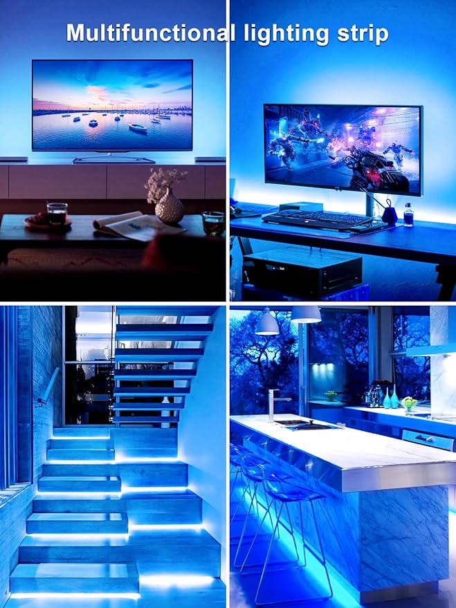 KANTUTOE TV Lights Behind, 19.68ft LED Lights - Image 6