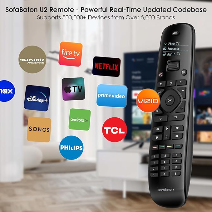 SofaBaton U2 Universal Remote, All-in-One Smart Universal Remote Control - Image 5
