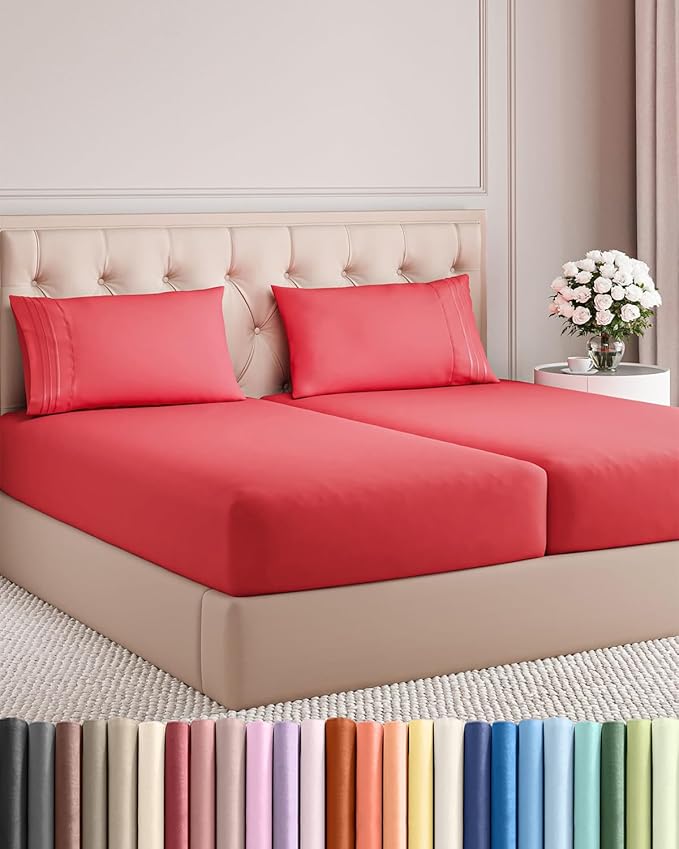 Split King Size 5 Piece Sheet Set by CGKUnlimited