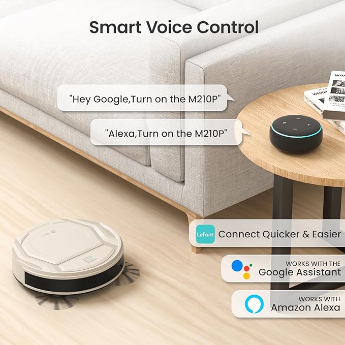 Lefant Robot Vacuum, Slim Quiet, 3 Adjustable Strong Suction Levels, Robot - Image 4