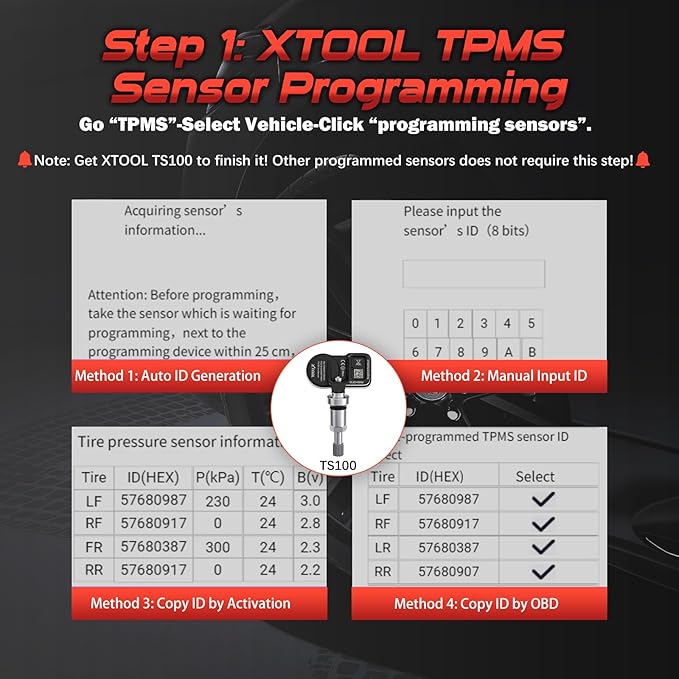 XTOOL TP150 TPMS Programming Tool, 2026 TPMS Relearn Tool, Activate/Relearn All - Image 4