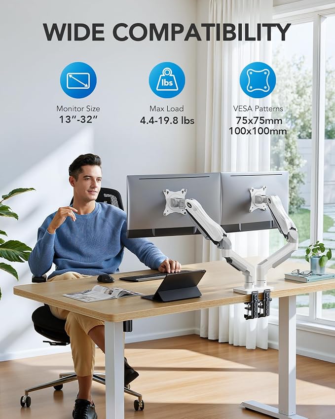 HUANUO Dual Monitor Stand - Image 2