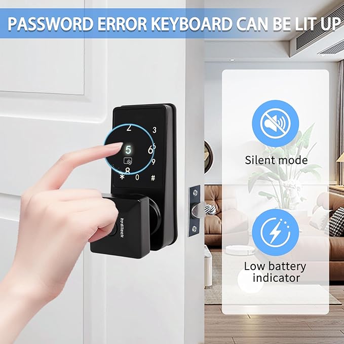 Smart Door Lock with Touchscreens, Door Locks - Image 4