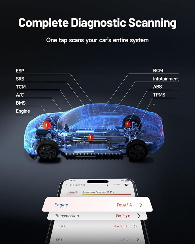 TOPDON TopScan Pro OBD2 Scanner Bluetooth, Bi-Directional Scan Tool - Image 3