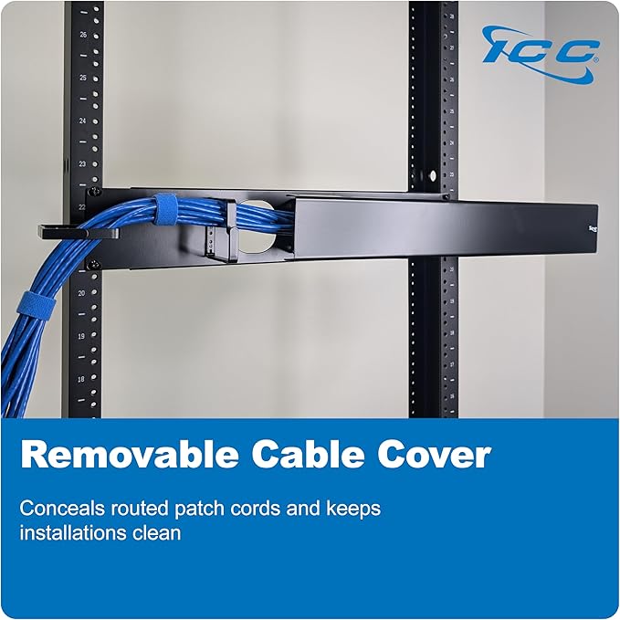 ICC 2U Ring Cable Manager Panel - Image 4