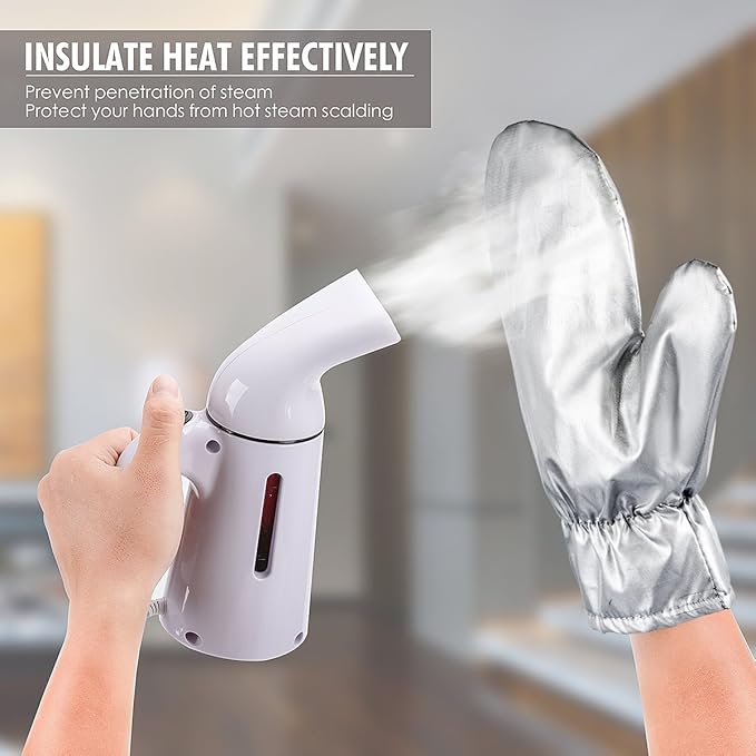 Tingtio Garment Steamer Ironing Gloves Flexible Anti Steam Mitt Heat Resistant - Image 4