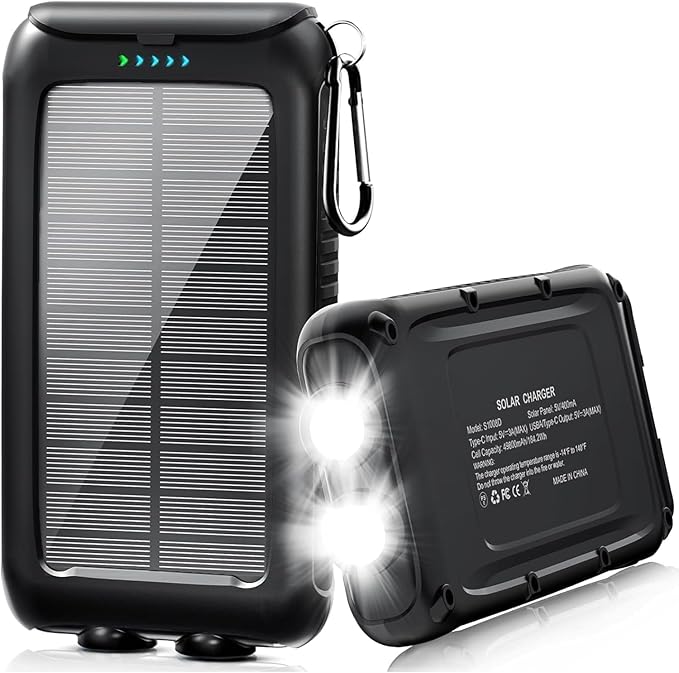Kepswin Solar-Charger-Power-Bank-49800mAh Portable Solar Phone Charger - Image 7