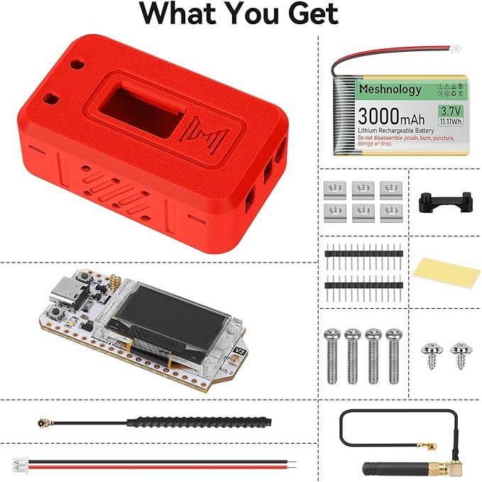 Meshnology 1 Set ESP32 Lo Ra V3 Module Board - Image 9
