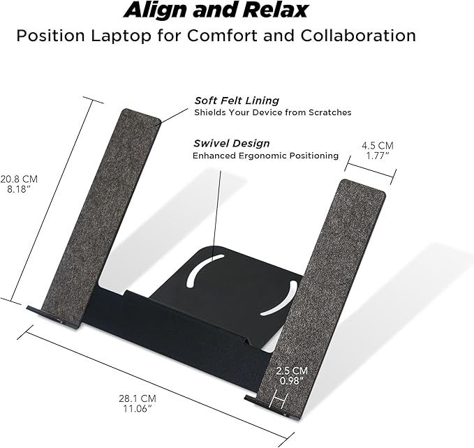 ULTRARM Moodular Add-ons Laptop Tray Stand Black MSA-LT - Image 4