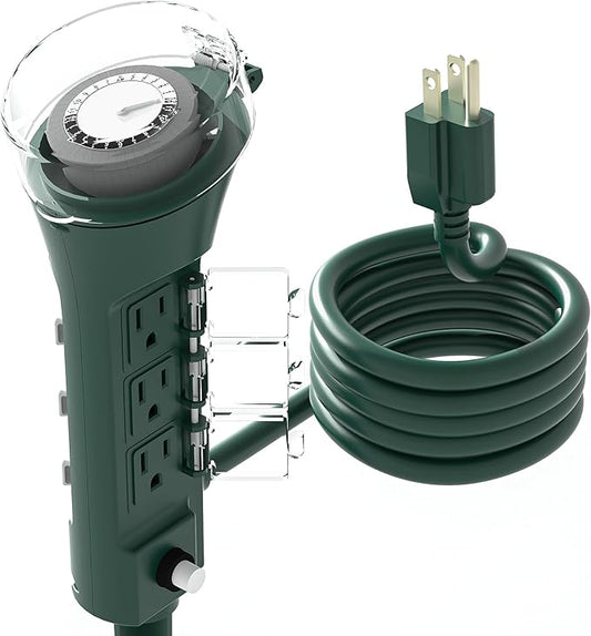 BN-LINK Outdoor Power Stake Timer - 6 ft Cord by BN-LINK