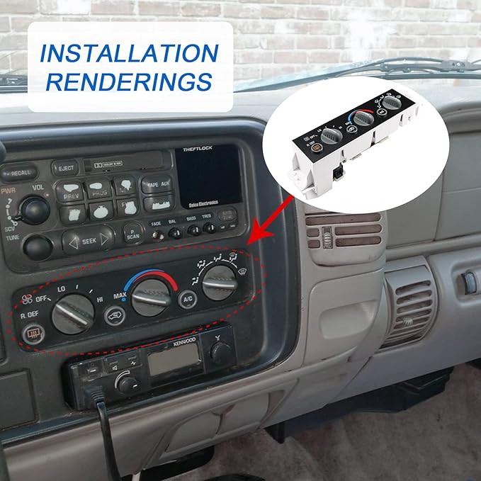 DICMIC A/C Heater Control Panel Climate Control Module - Image 6