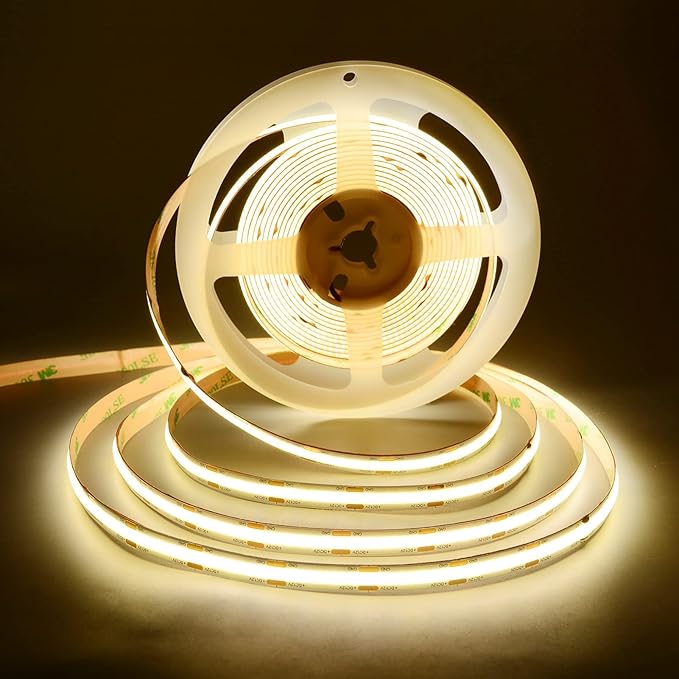 TUNICHX COB LED Strip Lights DC 12V LED Strip Flexible High Density UniformLED by TUNICHX