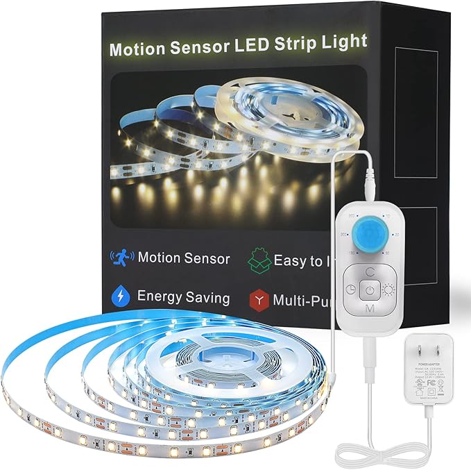 Feuymoent Motion Sensor LED Strip Light by FEUYMOENT