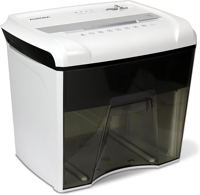 Aurora Desktop Style High-Security Anti-Jam 12-Sheet Micro-Cut Paper and - Image 6