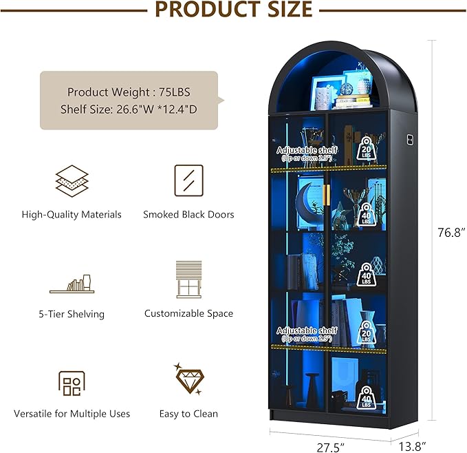 Dystler Arch Display Cabinet - Image 2